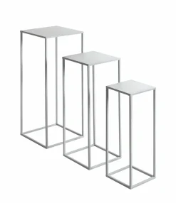 Lot de 3 sellettes porte-plantes VALLETTA 2