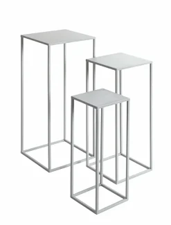 Lot de 3 sellettes porte-plantes VALLETTA 2