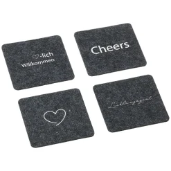 Lot de 4 sous-verres FILZ