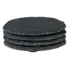 Lot de 4 sous-verres ronds SCHIEFER