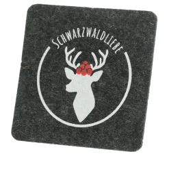 Lot de 4 sous-verres Schwarzwaldliebe FILZ