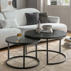 Concept Tables Basses<Lot de 2 tables basses CARLO II