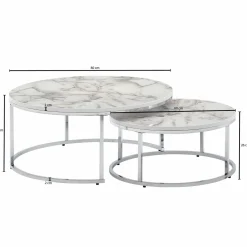Skyport Tables Basses<Lot de 2 tables basses LAM LUK KA
