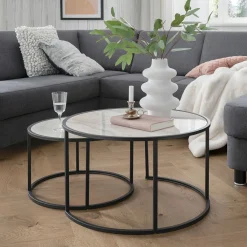 Concept Tables Basses<Lot de 2 tables basses SANTOS