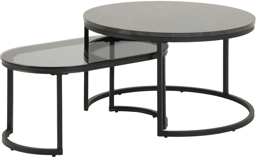 Actona Tables Basses<Lot de 2 tables basses SPIRO