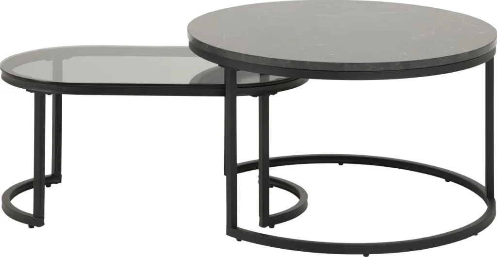 Actona Tables Basses<Lot de 2 tables basses SPIRO