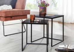 Skyport Tables D'Appoint<Lot de 2 tables d'appoint BURI RAM