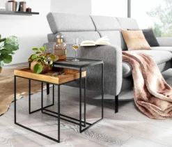 Skyport Tables D'Appoint<Lot de 2 tables d'appoint BUENG KAN