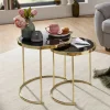 Lot de 2 tables d'appoint CHIANG RAI
