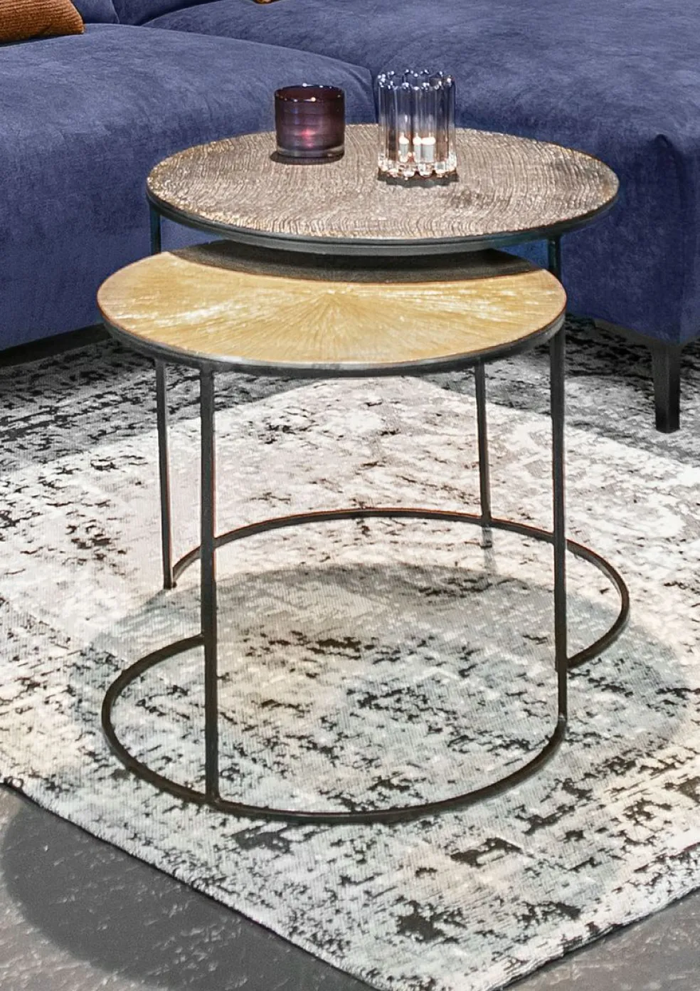 Lot de 2 tables d'appoint MIX & MATCH
