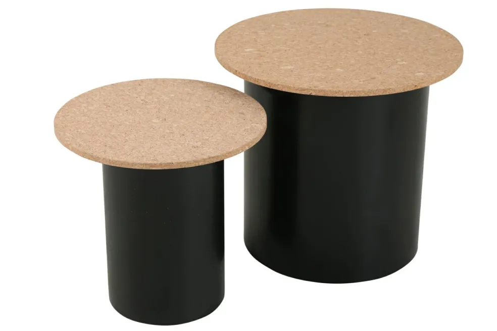Lot de 2 tables d'appoint TORGNY