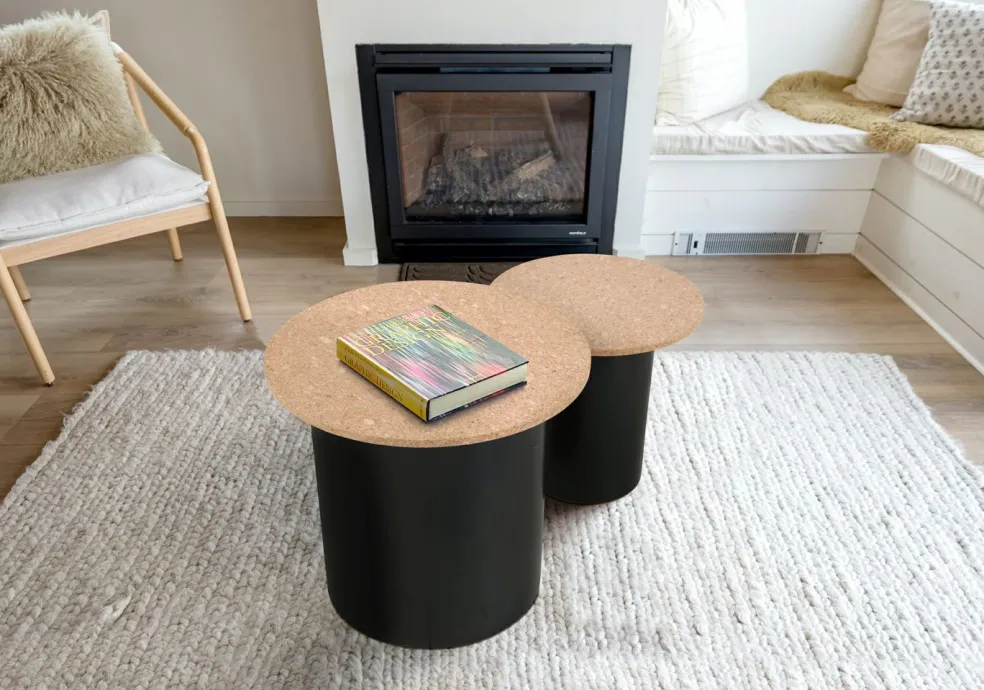 Lot de 2 tables d'appoint TORGNY