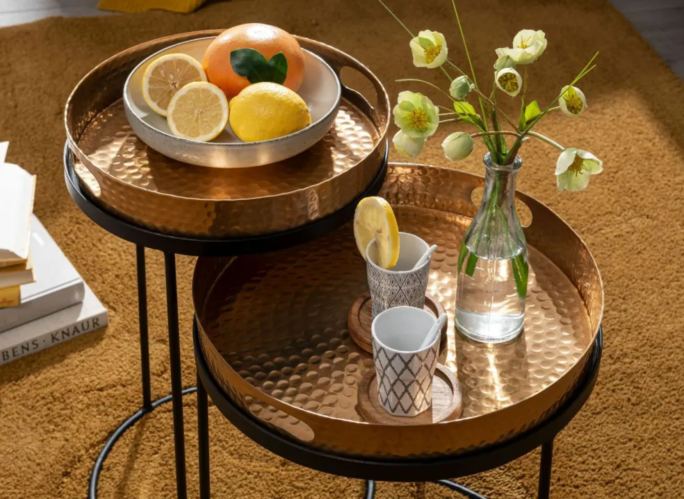 Lot de 2 tables d'appoint YALA