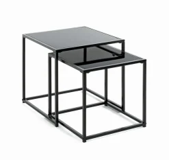 Lot de 2 tables d'appoint YORK