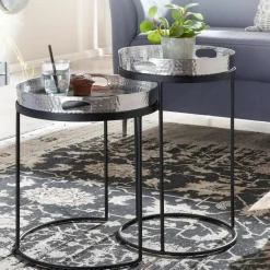 Skyport Tables D'Appoint<Lot de 2 tables d'appoint YALA