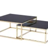 Lot de 2 tables gigognes C89G-S