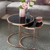 Skyport Tables D'Appoint<Lot de 2 tables gigognes CHIANG RAI