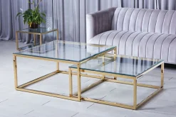 Euro Tische Tables Basses<Lot de 2 tables gigognes C89G-A