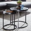 Lot de 2 tables gigognes LAM LUK KA