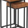 Lot de 2 tables gigognes LAMPHUN