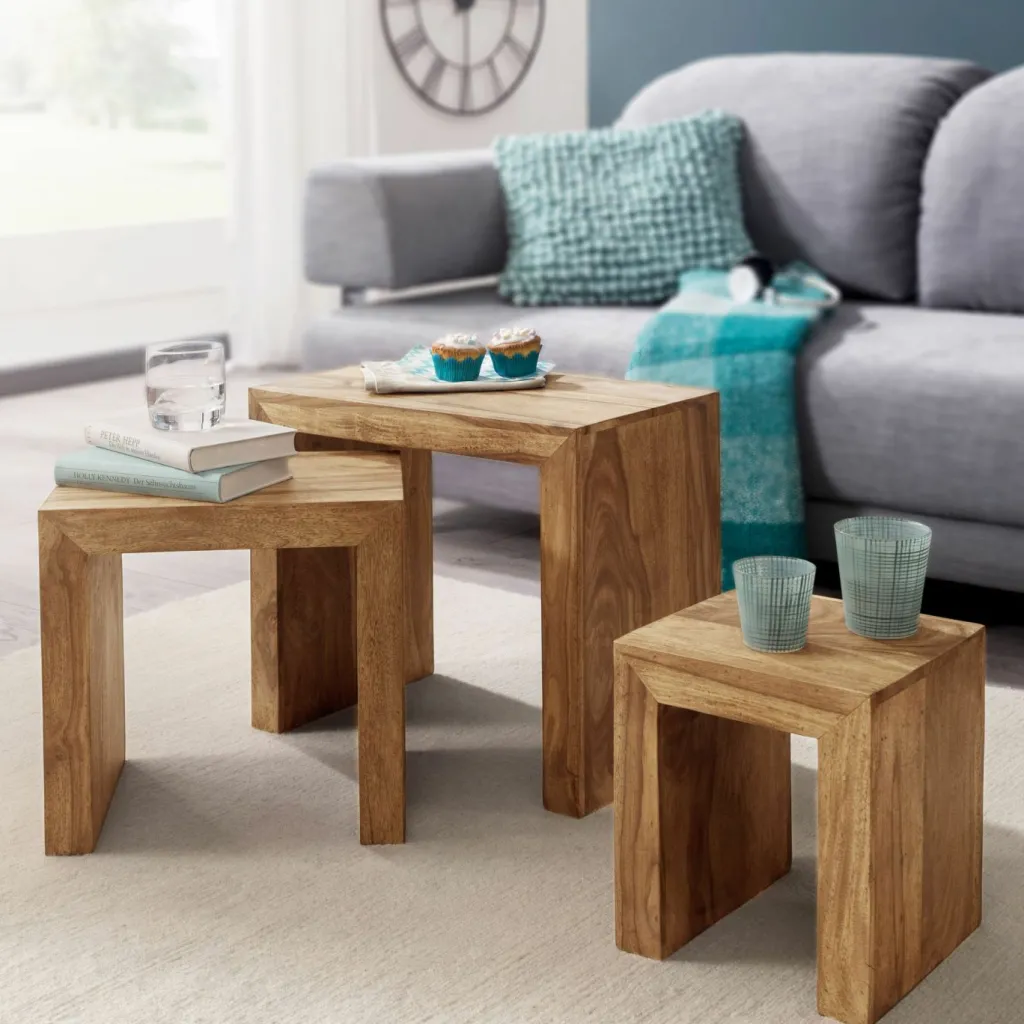 Skyport Tables D'Appoint<Lot de 3 tables gigognes PATTANI