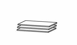 Lot de 3 tablettes A0033.9F13