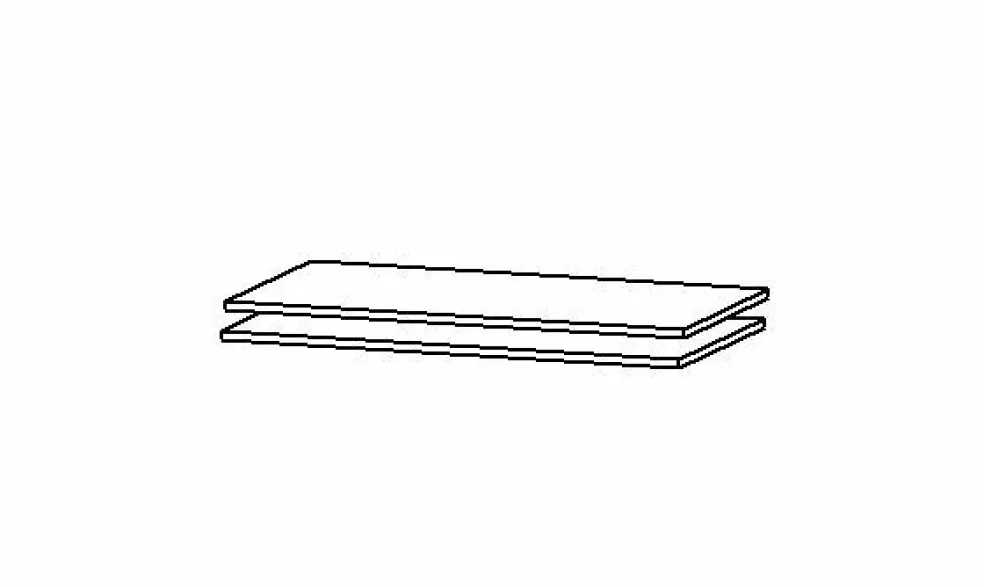 Lot de 2 tablettes A0033.9F21