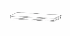 Lot de 2 tablettes A0033.9F02