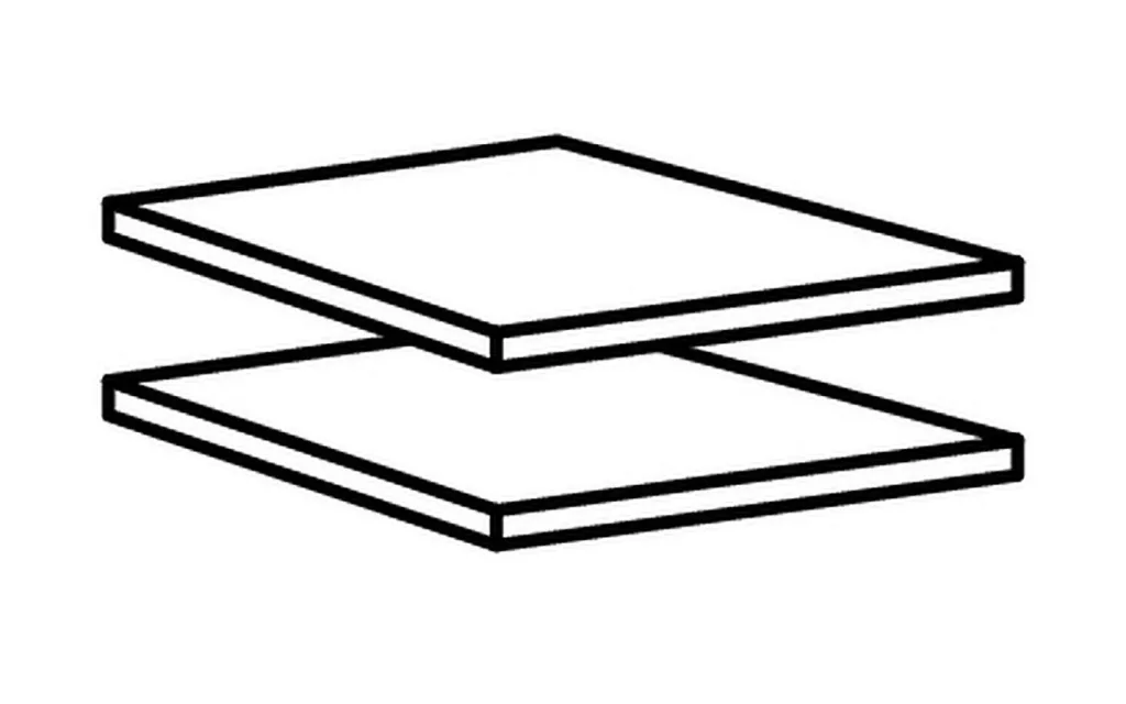 Wimex Accessoires<Lot de 2 tablettes amovibles 970