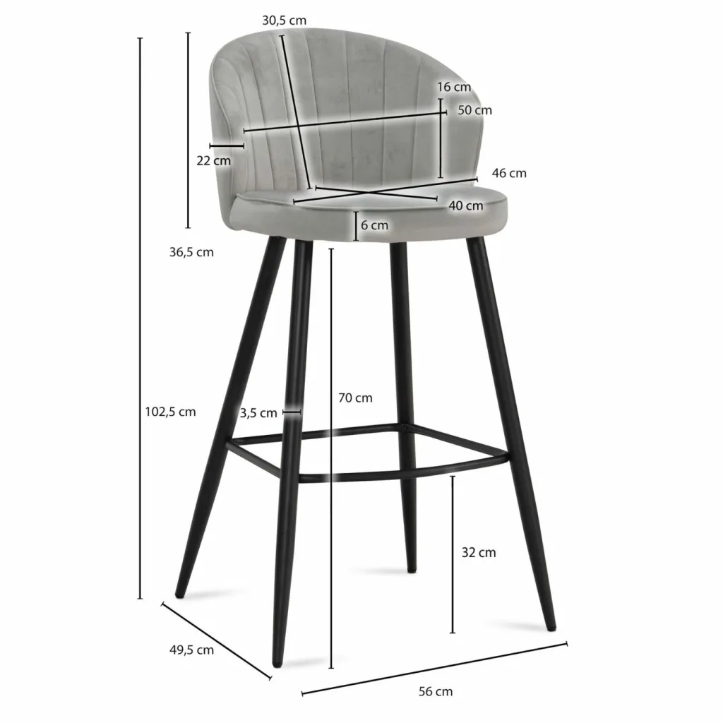 Skyport Tabourets De Bar<Lot de 2 tabourets de bar WOHNLING
