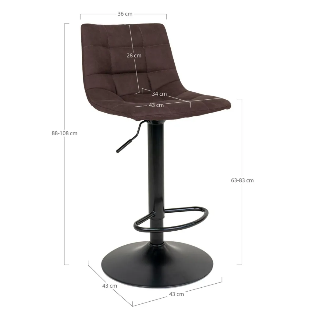 House Nordic Chaises De Cuisine|Tabourets De Bar<Lot de 2 tabourets de bar MIDDELFART