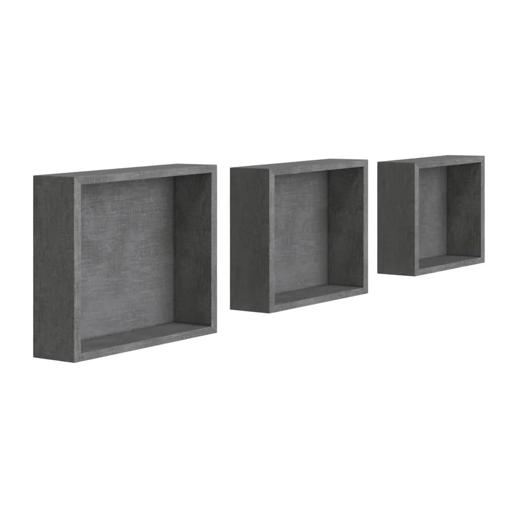 Format Etagères Murales<Lot de 3 étagères murales KALISI