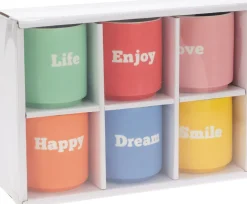 Koopman Verres, Tasses & Carafes<Lot de 6 tasses EH