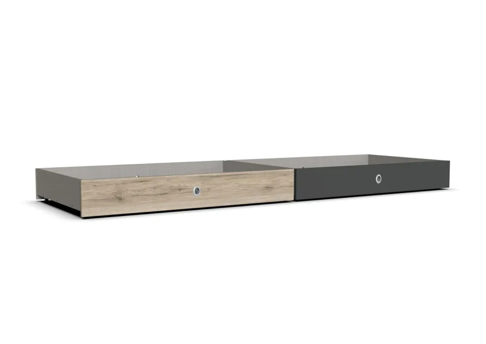 Lot de 2 tiroirs de lit TIGRE