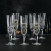 Lot de 6 verres à champagne NOBLESSE