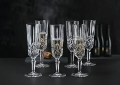 Lot de 6 verres à champagne NOBLESSE