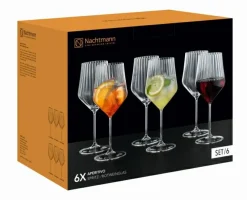 Lot de 6 verres à vin rouge APERITIVO