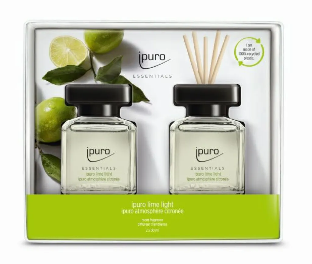 Ipuro Parfum D'Ambiance<Lot de diffuseurs de parfum LIME LIGHT 2X50ML