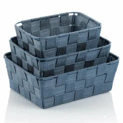 Lot de paniers de rangement ALVARO