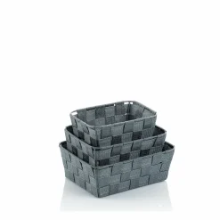 Lot de paniers de rangement ALVARO