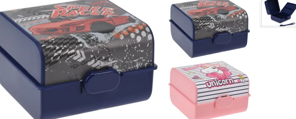 Koopman Boîtes De Rangement<Lunchbox avec fourchette - motif enfant KITCHEN