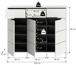 Xonox Commodes Combinées<Meuble à chaussures GOBA