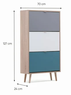 Finori Meubles À Chaussures À Abattants|Commodes De Chaussures<Meuble à chaussures CUBA 42