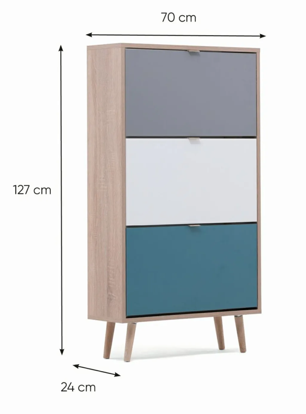 Finori Meubles À Chaussures À Abattants|Commodes De Chaussures<Meuble à chaussures CUBA 42