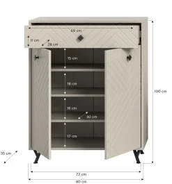 Xonox Commodes De Chaussures<Meuble à chaussures TAPI