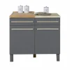 Bega BBK Meubles Bas De Cuisine<Meuble bas 100 cm BILBERRY