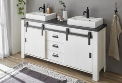 IMV Armoires De Salle De Bains<Meuble bas avec double vasque SHERWOOD
