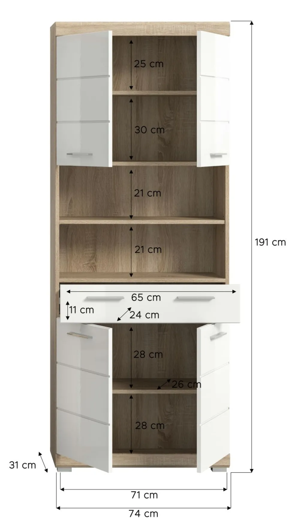 Meuble colonne GIMBI