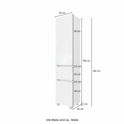 Held Armoires De Salle De Bains<Meuble colonne HELSINKI