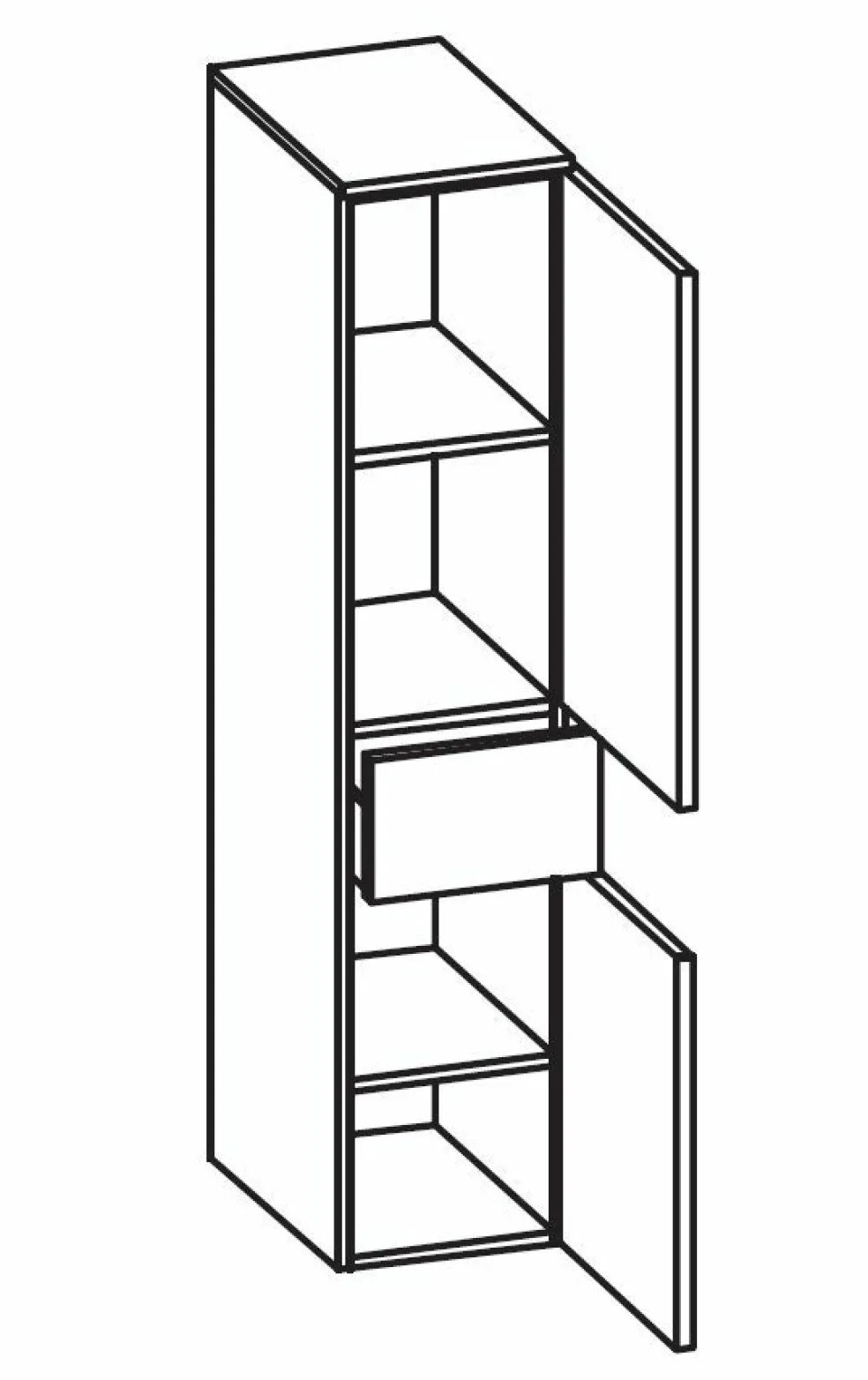 Meuble colonne PETER